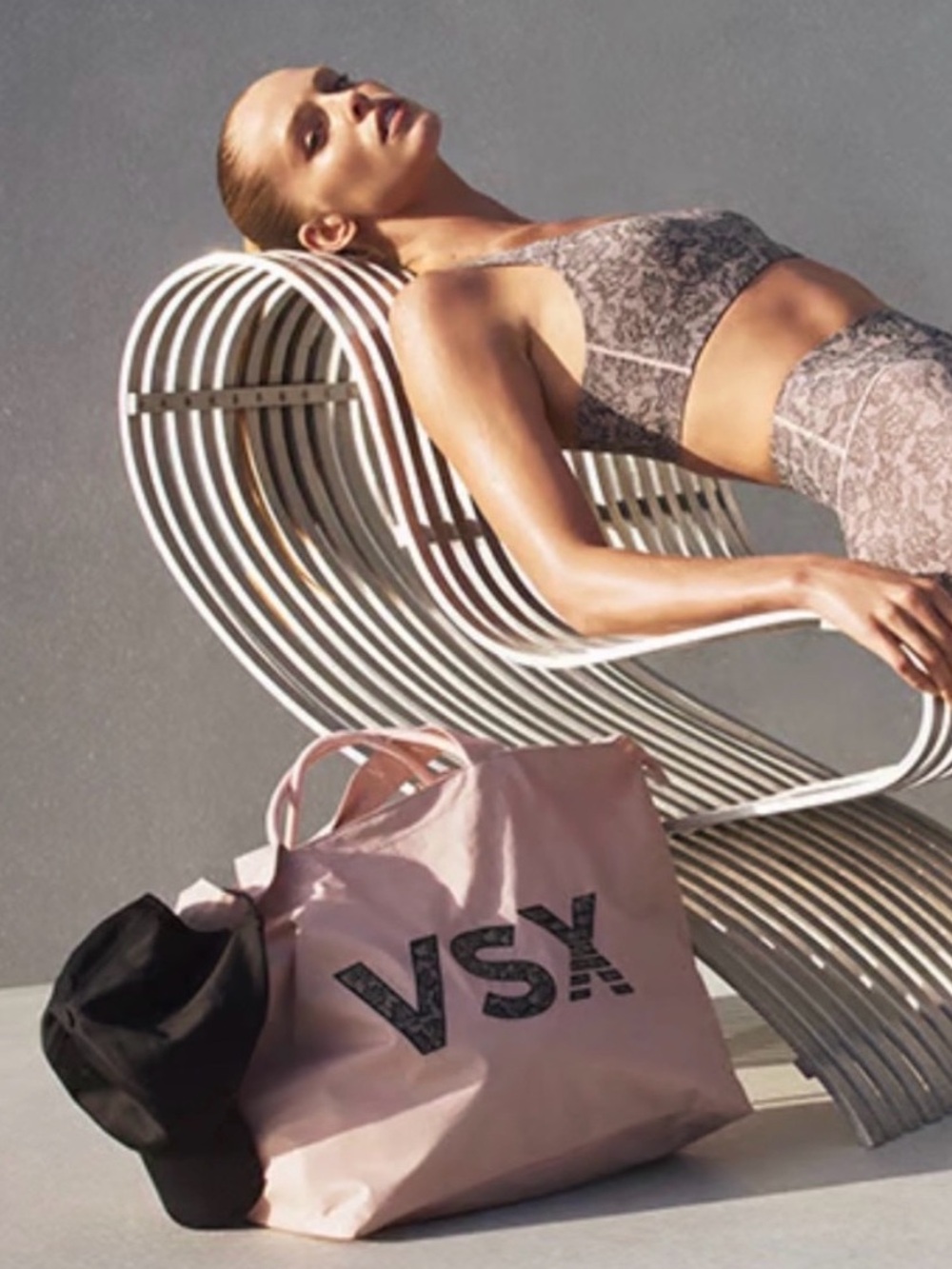 NEW - Victoria's Secret Pink Tote with Black VSX Logo